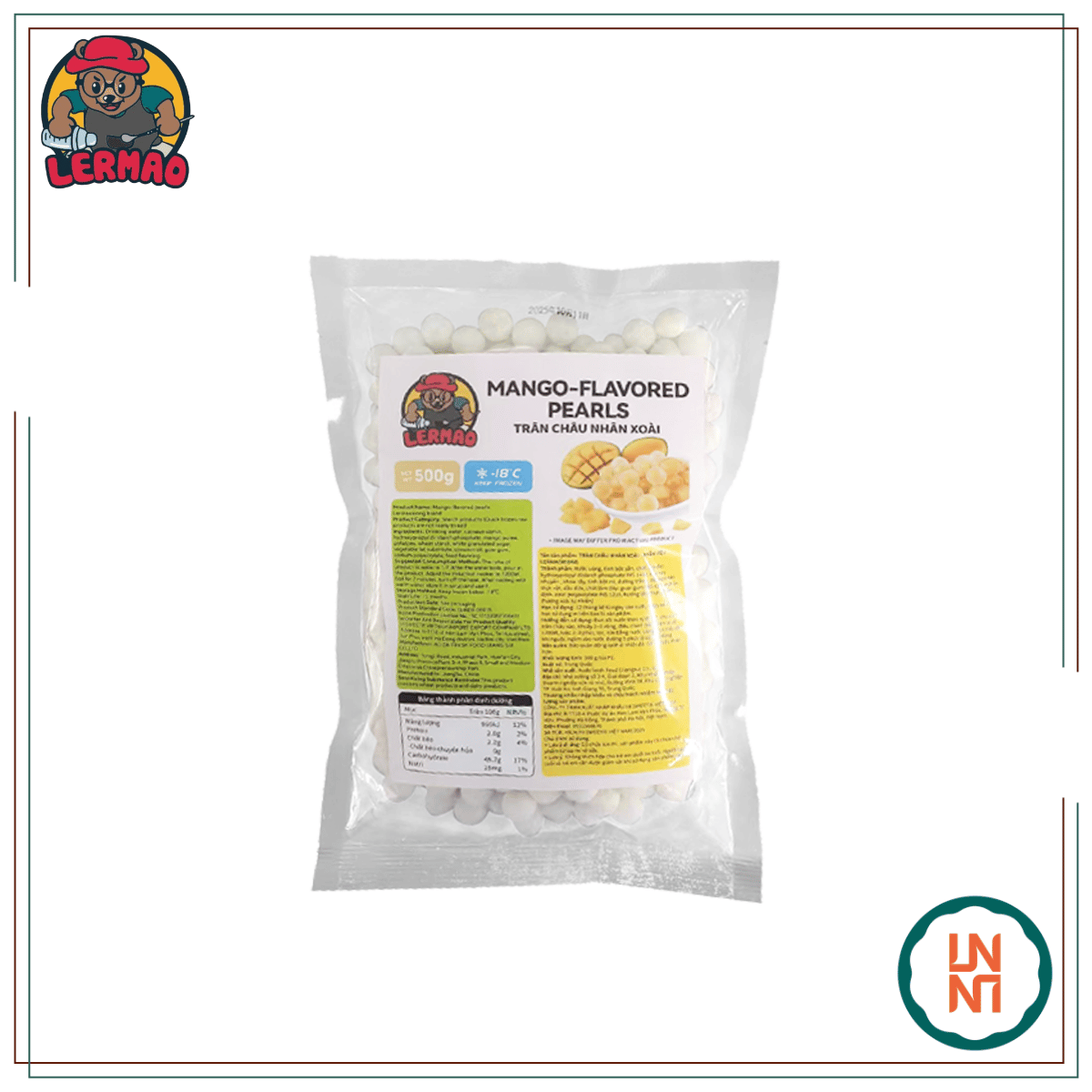 Lermao Trân Châu Xoài 500Gr