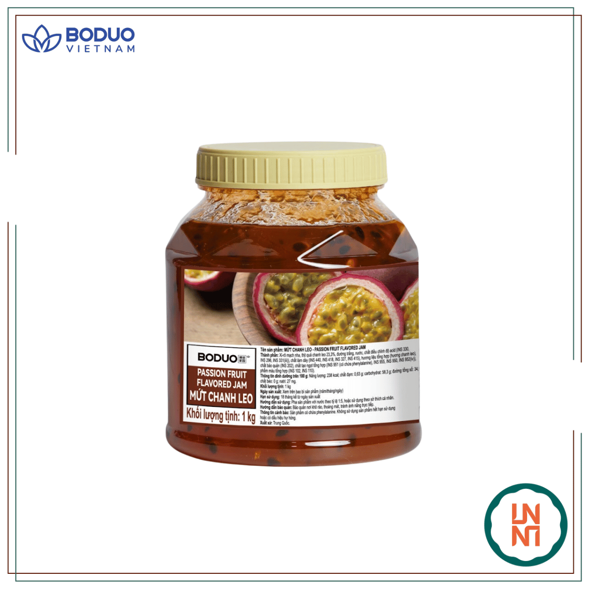 Mứt Boduo Chanh Dây 1Kg