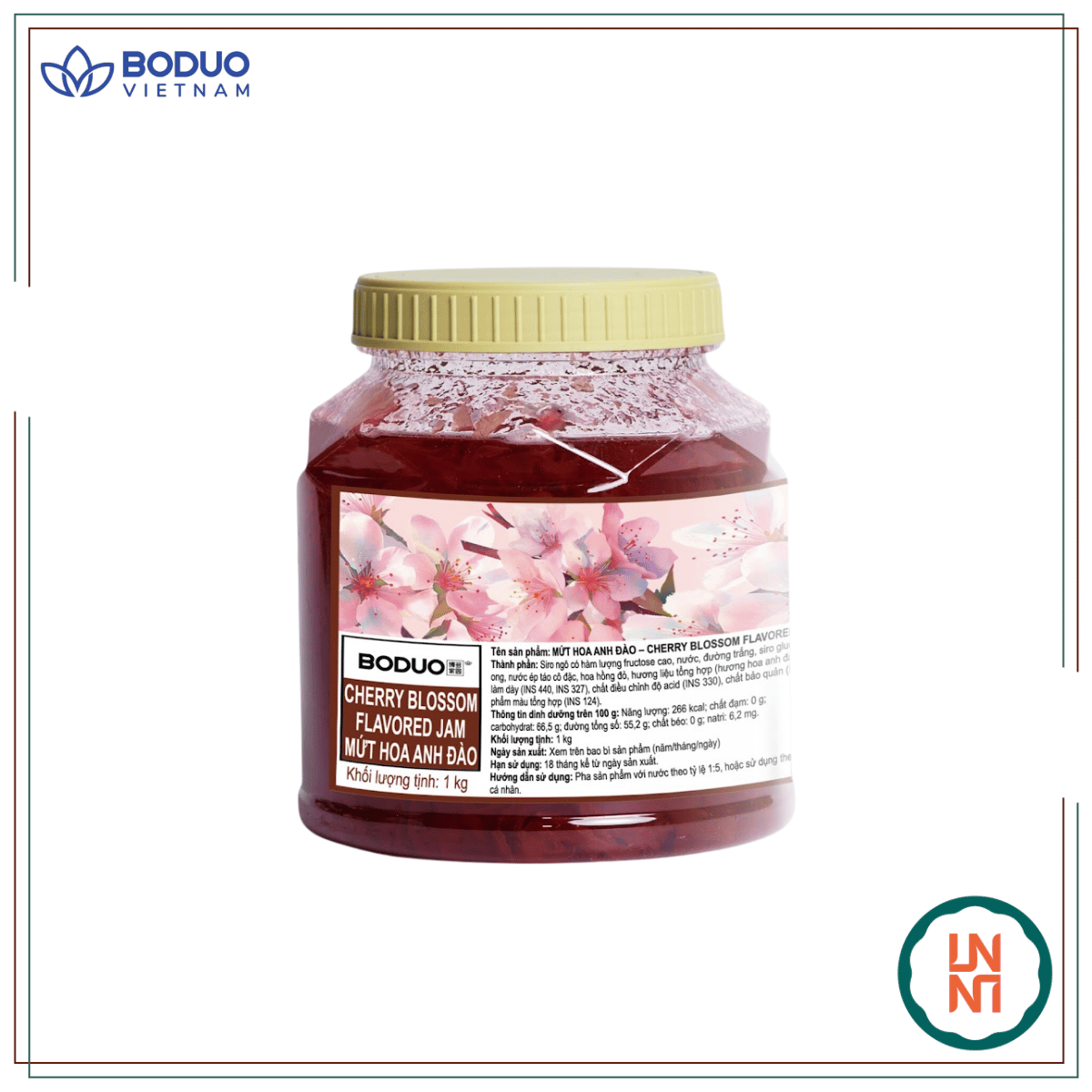 Mứt Boduo Hoa Anh Đào 1Kg