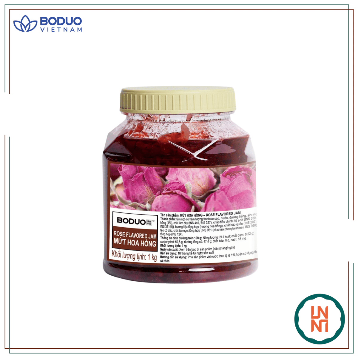 Mứt Boduo Hoa Hồng 1Kg