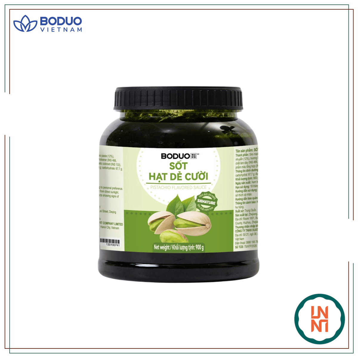 Sốt Boduo Hạt Dẻ Cười 900Gr