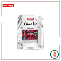Mứt Chunky Trái Mọng & Atiso Đỏ 1Kg (Andros Chunky Berry & Hibiscus)