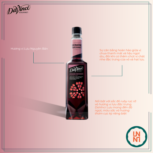 Syrup DaVinci Grenadine 750ml (Siro Lựu DaVinci)