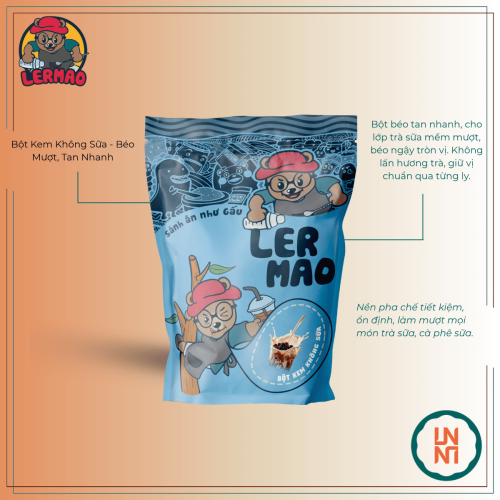 Lermao Bột Kem Không Sữa 1Kg