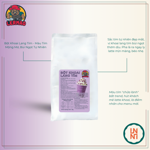 Lermao Bột Khoai Lang Tím 1Kg