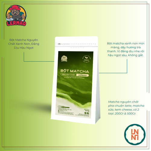 Lermao Bột Matcha Nguyên Chất (200Gr & 500Gr)