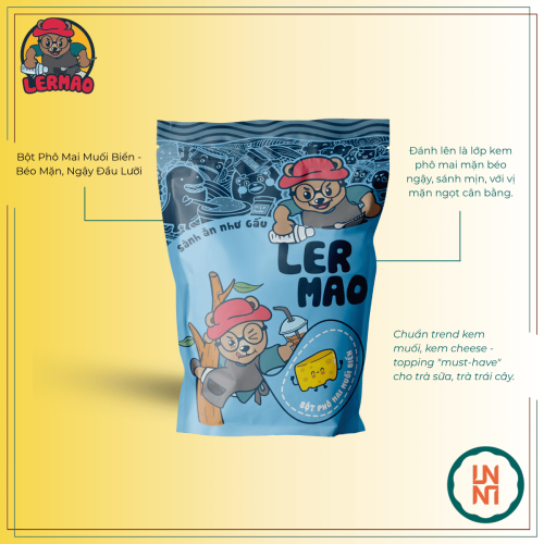 Lermao Bột Phô Mai Muối Biển 1Kg