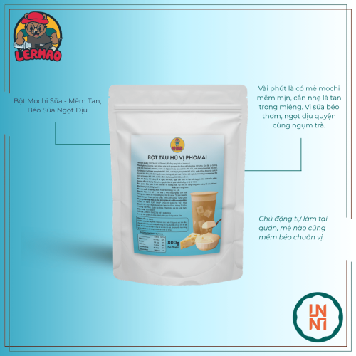 Lermao Bột Tàu Hũ Vị Phô Mai 800Gr