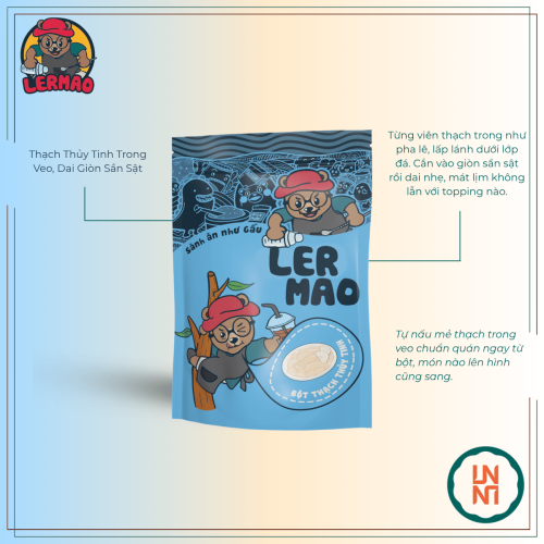 Lermao Bột Thạch Thủy Tinh 1Kg