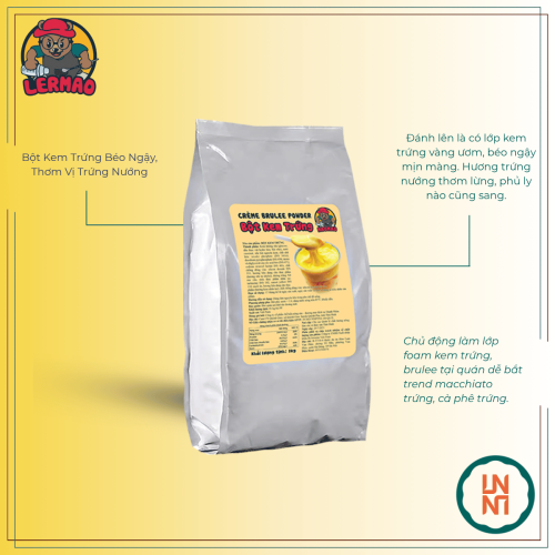 Lermao Bột Kem Trứng 1Kg