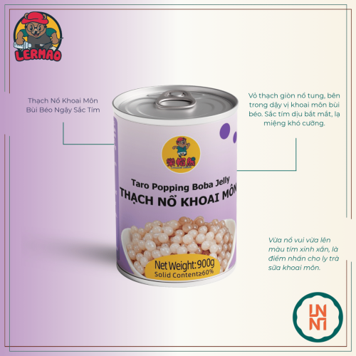 Lermao Thạch Nổ Khoai Môn 900Gr