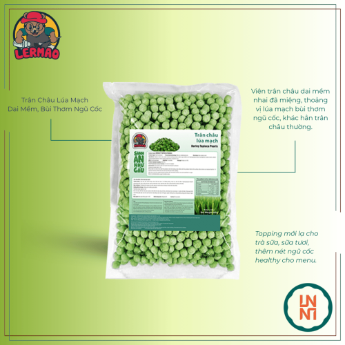 Lermao Trân Châu Lúa Mạch 500Gr