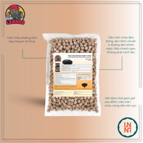 Lermao Trân Châu Đường Đen Nấu Nhanh (10 Phút) 1Kg