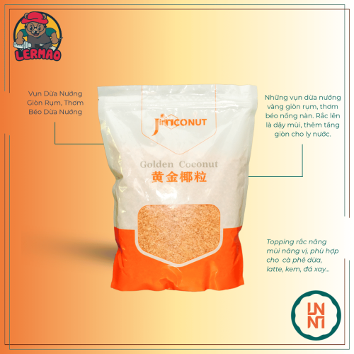 Lermao Vụn Dừa Nướng 500Gr