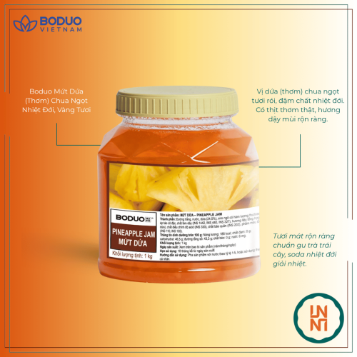 Mứt Boduo Dứa/Thơm 1Kg