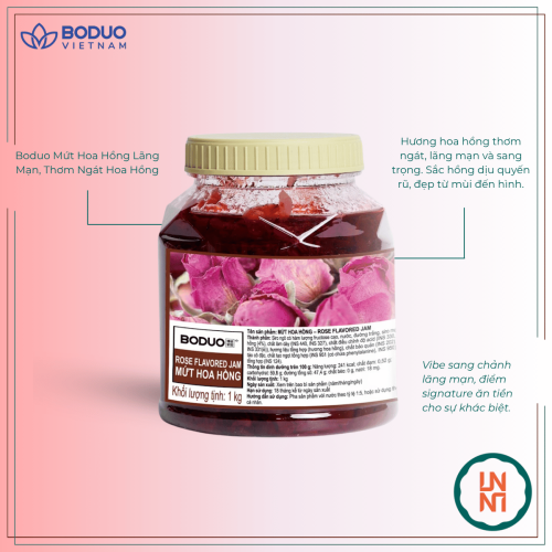 Mứt Boduo Hoa Hồng 1Kg