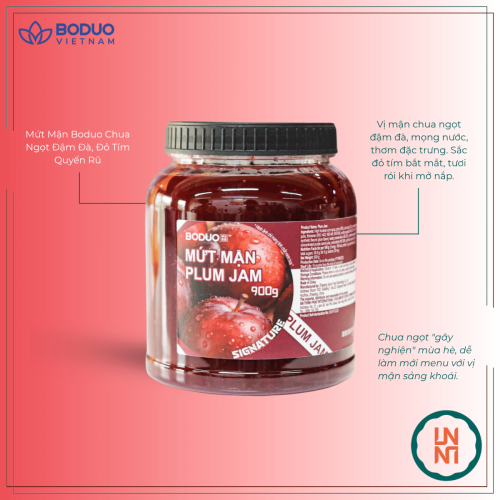 Mứt Boduo Mận 900Gr