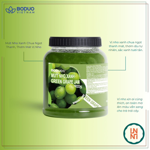 Mứt Boduo Nho Xanh 900Gr