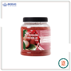 Mứt Boduo Vải Hoa Hồng 900Gr