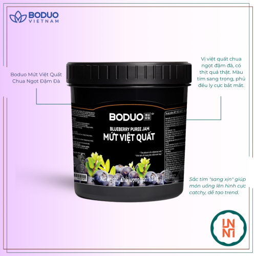 Puree Boduo Việt Quất 1,3Kg