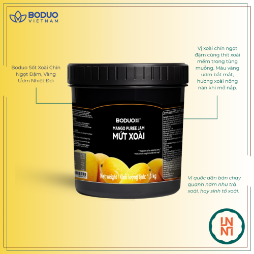 Puree Boduo Xoài 1,3Kg