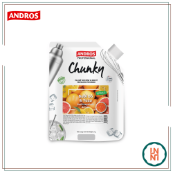 Mứt Chunky Bưởi Đỏ Yuzu 1Kg (Andros Chunky Red Grapefruit & Yuzu)