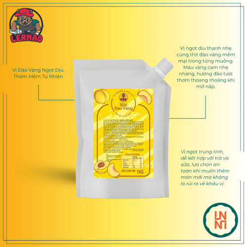 Mứt Lermao Đào Vàng 1Kg