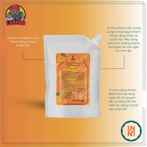 Mứt Lermao Chanh Kumquat 1Kg