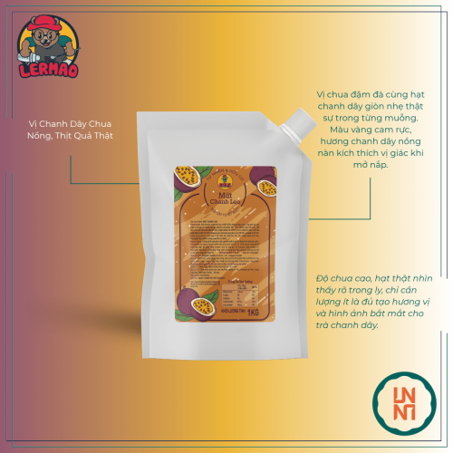Mứt Lermao Chanh Leo (Chanh Dây) 1Kg