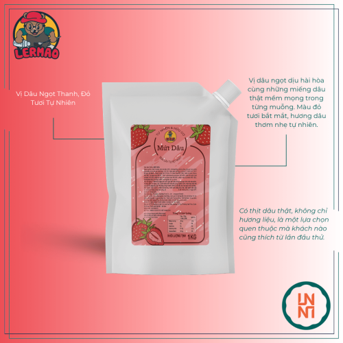 Mứt Lermao Dâu 1Kg