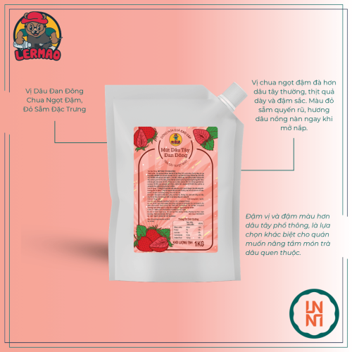 Mứt Lermao Dâu Đan Đông 1Kg