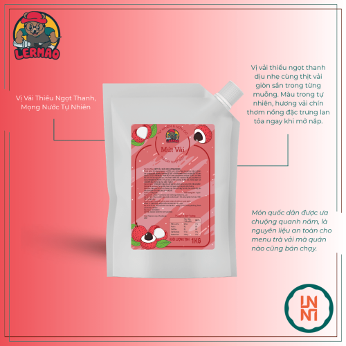 Mứt Lermao Vải 1Kg