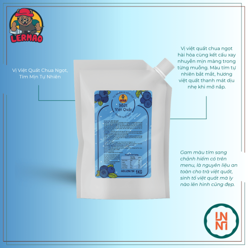 Mứt Lermao Việt Quất 1Kg