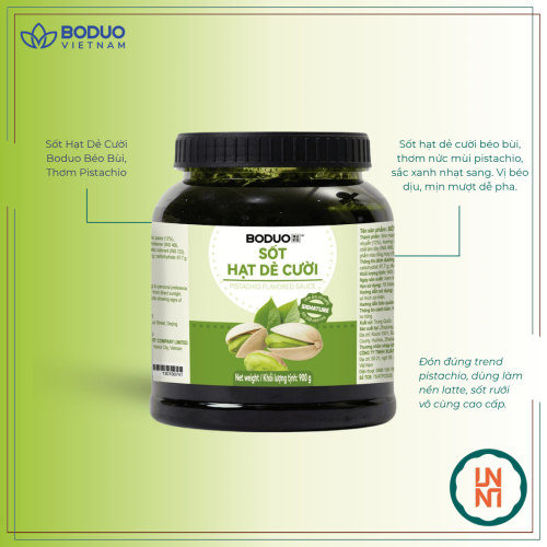 Sốt Boduo Hạt Dẻ Cười 900Gr