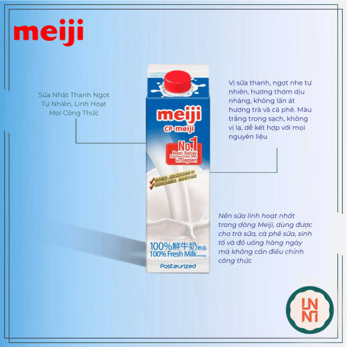 Sữa Tươi Thanh Trùng Meiji Xanh Dương 946ml
