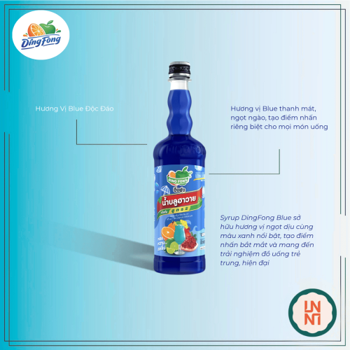 Syrup Ding Fong Blue Curacao 750ml