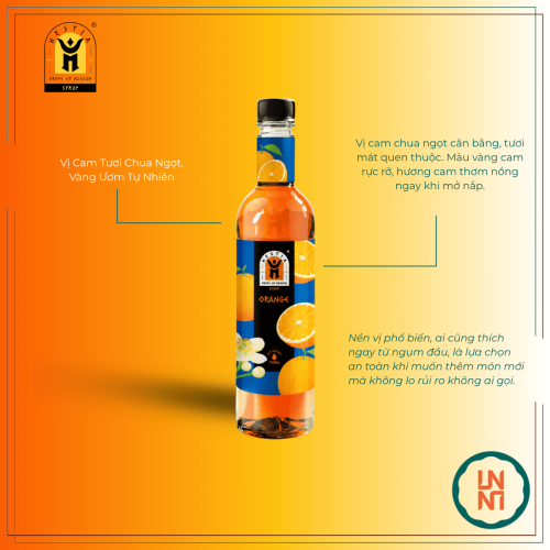 Syrup Hestia Cam Vàng 750ml