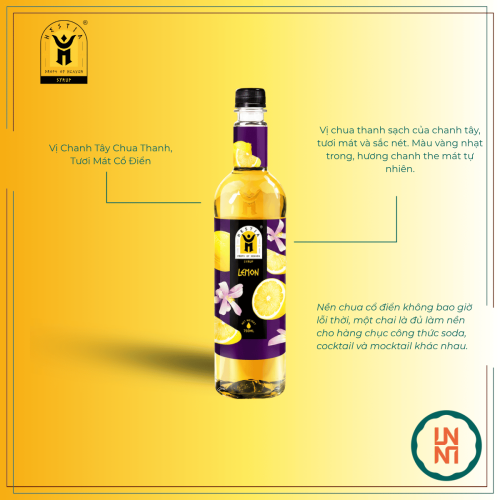Syrup Hestia Chanh Vàng 750ml