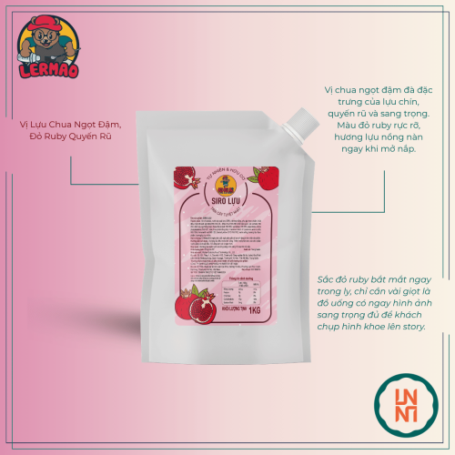 Syrup Lermao Lựu 1Kg