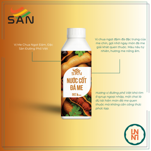 Nước Cốt Đá Me Syrup San 1Kg