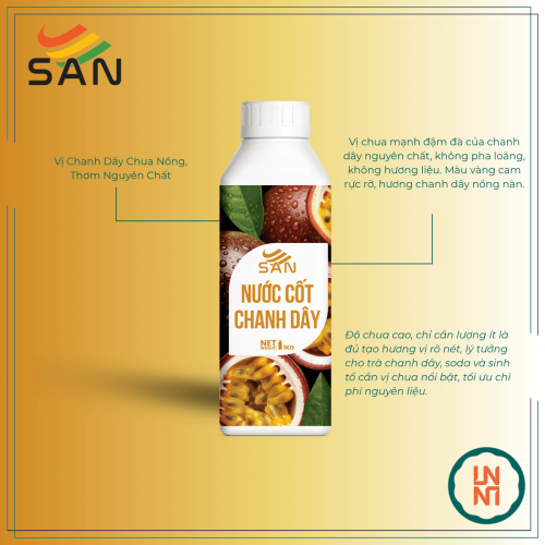 Nước Cốt Chanh Dây Syrup San 1Kg