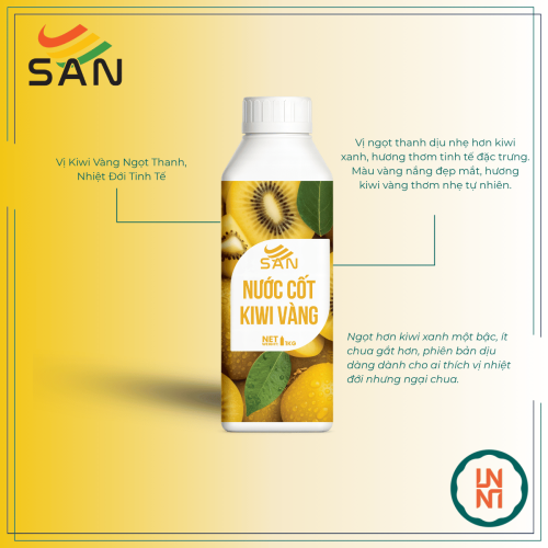 Nước Cốt Kiwi Vàng Syrup San 1Kg