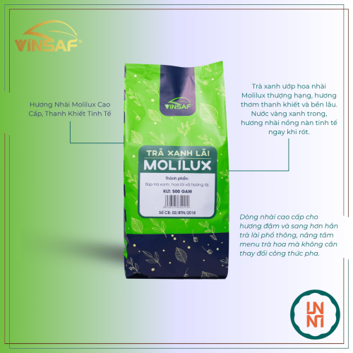 Trà Xanh Lài Molilux Vinsaf 500Gr
